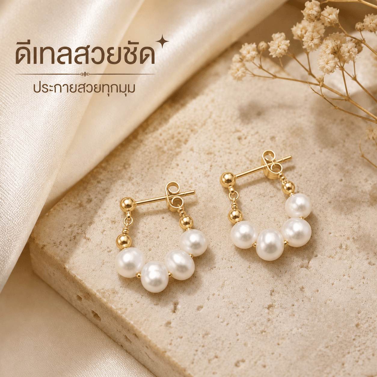 ไข่มุกเม็ดใหญ่ทรงหรู
